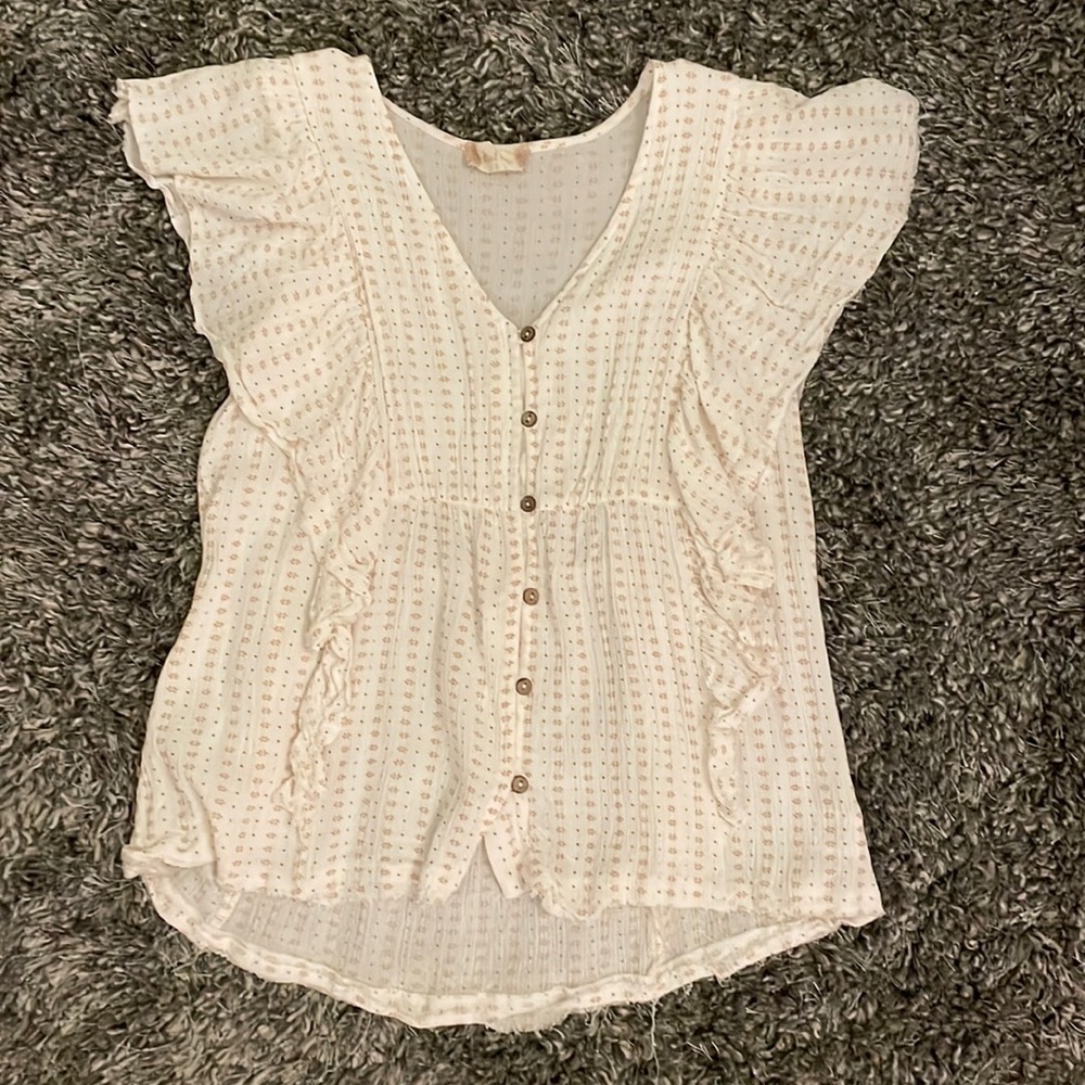 Altar’d State Ruffle Blouse